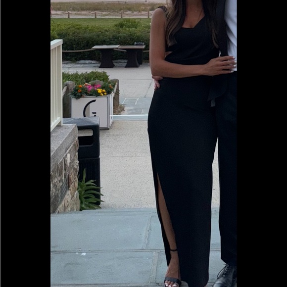 Revolve NBD Andrei gown in black - Picture 1 of 3